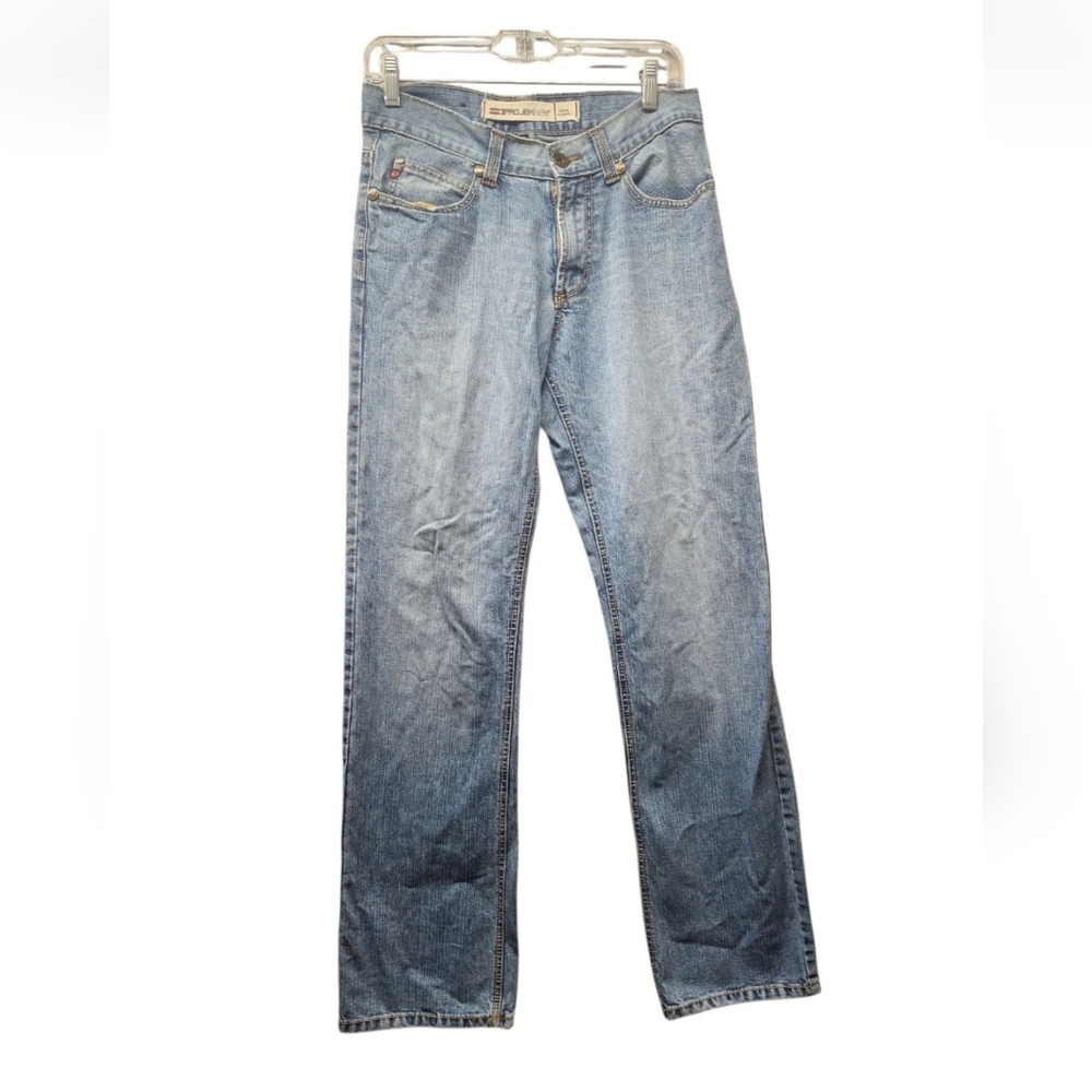 Vintage Projek raw size 31 mens vintage denim jeans light wash straight  leg